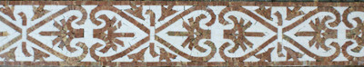 Chic Bathroom Wall Floor Tile Border Marble Mosaic