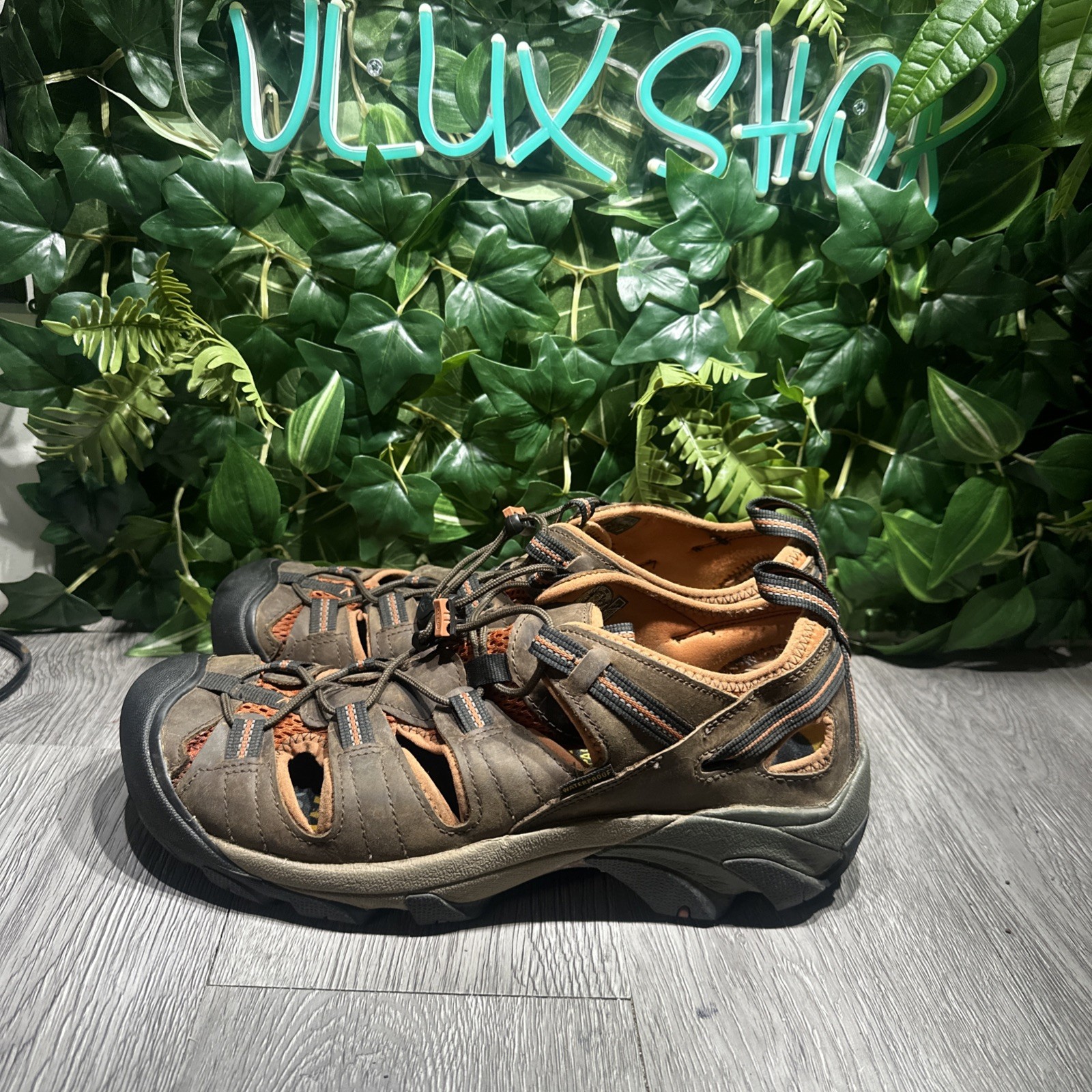 Sandali da trekking Keen Arroyo II uomo taglia 12 1008419 marrone con coulisse