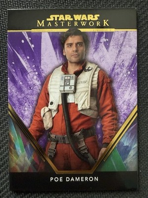 Poe Dameron Star Wars Masterwork Relic 24/50 Rise Of The Resistance Card