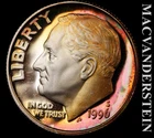 1996-S Roosevelt Dime- Silver- Choice Gem Proof Luster- No Reserve #K381