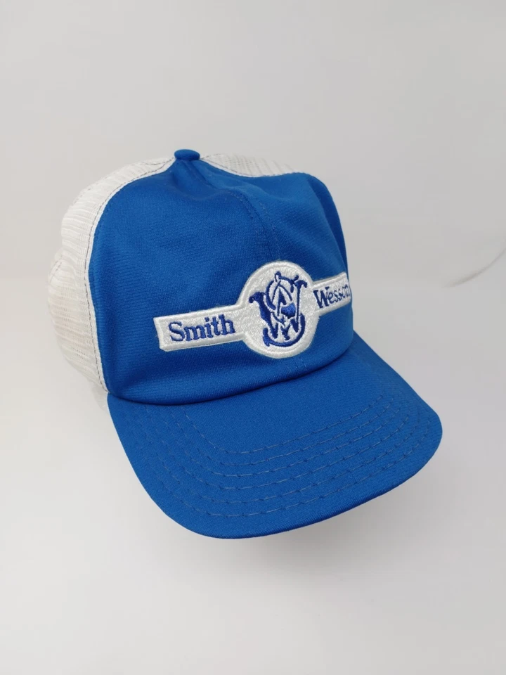 Sombrero de Camionero Smith & Wesson Snapback Hecho en EE. UU. Senco Parche Bordado Logo Foto 4 de 4