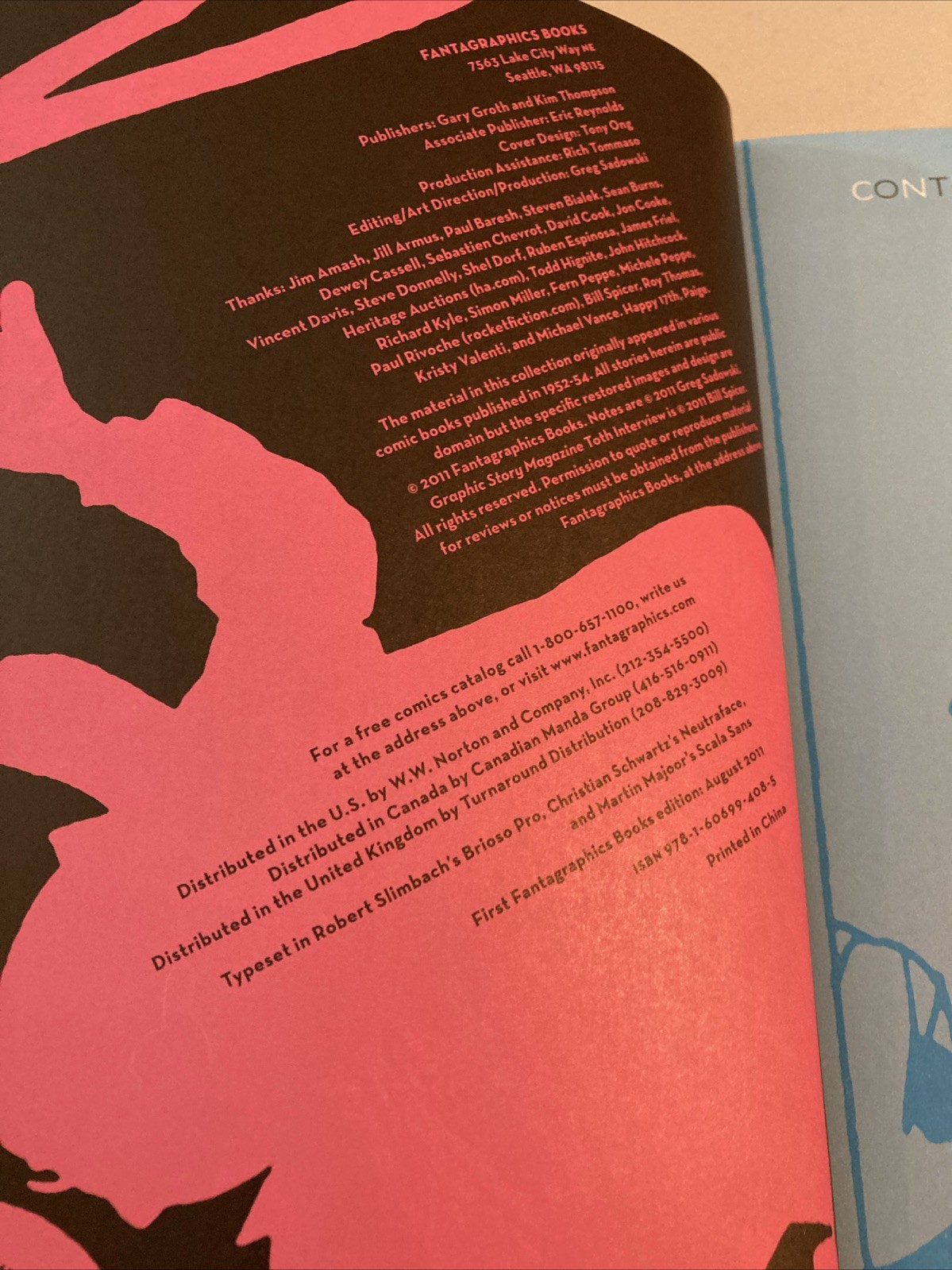 Setting the Standard Comics by Alex Toth 1952-1954 Paperback 2011 Fantagraphics