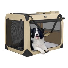 Dog Crate 3-Door Kennel, Collapsible Portable Soft Sided Pet Carriers for Ind...
