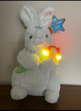 fao schwarz plush Glow Brights 12"Bunny New