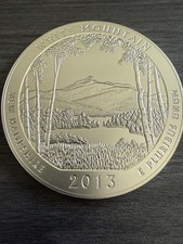 2013 5oz. Silver America The Beautiful ?? The White Mountains, NH .999 Fine 78.00 per troy oz