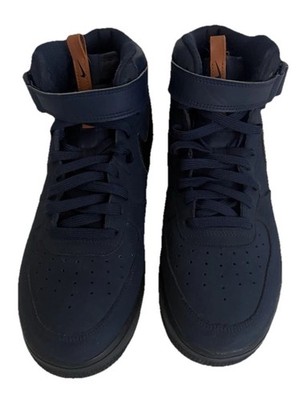 Nike AF 1 Mid '07  Obsidian  BQ4592-400 Men's Size 10 Sneakers RARE* NO INSOLES*