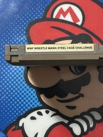 WrestleMania Steel Cage Challenge Nintendo NES cartuccia testata 1992 WWF