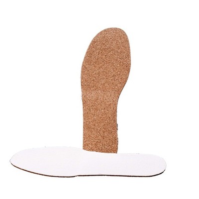 Cork Terry Cloth Shoe Insoles Soles Comfort Foot Felt Odor Insoles Size 36 - 49
