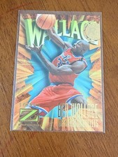 1997 BEN WALLACE SKYBOX Z FORCE NBA ROOKIE CARD RC #165 WIZARDS DETROIT PISTONS . rookie card picture