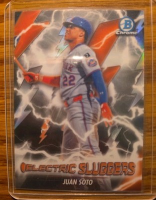 Topps 2026 Bowman Chrome Electric Sluggers Juan Soto ES-7 New York Mets Insert