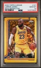 2025 TOPPS CHROME GOLD REFRACTOR #127 LEBRON JAMES 15/50 PSA 10