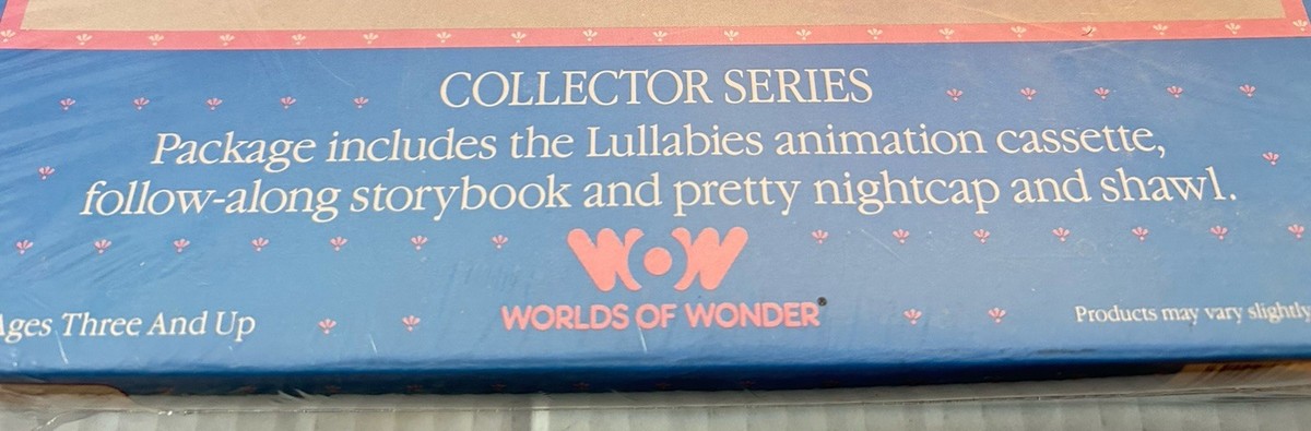 アメリカUSA Battatマザーグースララバイランプカセットプレーヤー&ライト 1987 Worlds of Wonder Talking Mother Goose Lullabies Book Tape