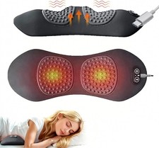 3 In 1 Electric Lumbar Support Pillow Smooth Spine Triple Fusion Back Massager