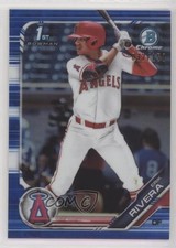 2019 Bowman Draft Chrome Blue Refractor 32/150 Erik Rivera #BDC-77 02v3