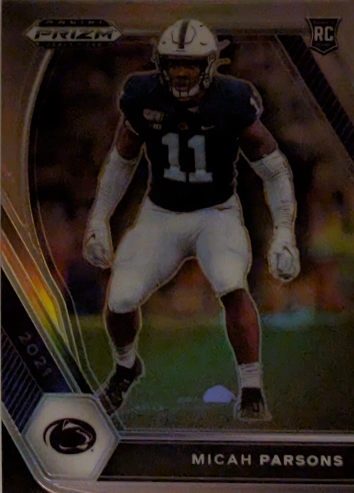 2021 Panini Prizm Draft Picks - Micah Parsons #136 Silver Prizm (RC)
