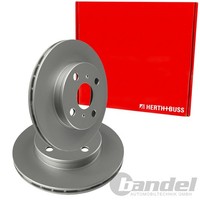 2X Herth+Buss Bremsscheiben 238Mm InnenbelÜFtet Vorne Passend FÜR Toyota Starlet