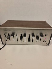 Vtg Realistic Model 31-1987 Stereo Frequency Equalizer Powers On