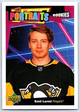2020-21 Upper Deck UD Portraits Emil Larmi Rookie Pittsburgh Penguins #P-97