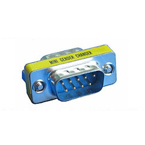 Adaptateur Changeur De Genre RS232 M Série 9 Broches Mâle