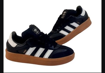 adidas Originals Samba XLG Black White Gum Platform Casual IE1379 Sz  4
