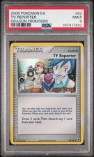 Tv Reporter 82/101 Dragon Frontiers Pokemon PSA 9 Mint