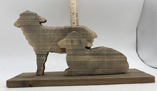 Vintage Barnwood Collection LCM Wood Sheep Lamb Primitive Farmhouse Decor