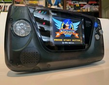 Rare Authentic Smoke Clear Black Sega Game Gear Console W Modern Lcd Us Seller Rare Authentic Smoke Clear Black Sega Game Gear Console W Modern Lcd Us Seller