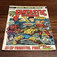 Fantastic Four #129 (Marvel Comics December 1972) 1st App Thundra KEY