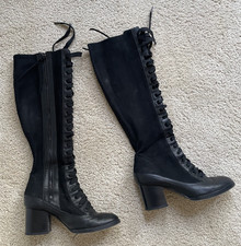 Rag and Bone Knee-High Lace-Up Boots Size 36.5