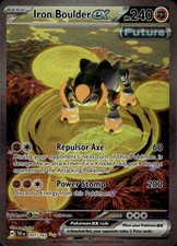 Iron Boulder ex Holo Special Illustration Rare SV05: Temporal Forces 207/162 NM