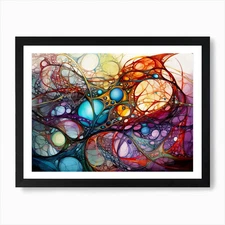 Gossamer Fabrics In Pen Art Print Framed Wall Art Poster Canvas Print Picture