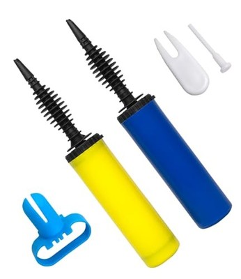 Balloon Pump, Effortless High-Volume Hand Pump for Yoga Balls, Dual-Action 