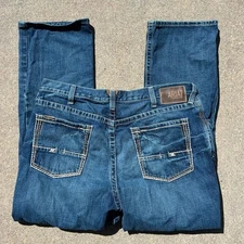 Ariat M4 Low Rise Boundary Boot Cut Jeans 40x32 10012136