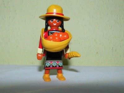 Playmobil Inka Maya Peru Frau 9147 Serie 11 girls Peruvian Native American Figur