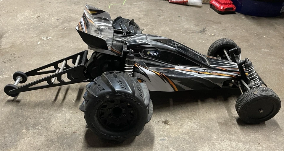 RC DRAG CAR TRAXXAS WITH VELINEON VXL-6S Power System Upgrades - Image 2 of 4