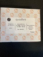 Original verpackte „quadient“ Farbpatrone für Frankiermaschine, blau, 40 ml