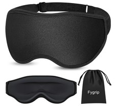 3D Cooling Eye Mask Sleep Mask for Men  Women, 100 Pressure-Free  Light Block