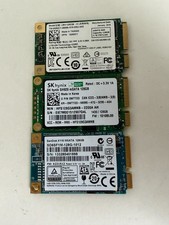 Lot of 3 128GB mSATA SSD SanDisk X110 SK Hynix SH920 Lite-On LMH-128V2M Used