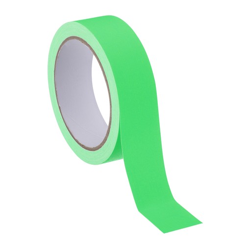 1.2 Inch x 33 Feet Neon Gaffer Cloth Tape, 1 Roll Tape, Green - Afbeelding 1 van 7
