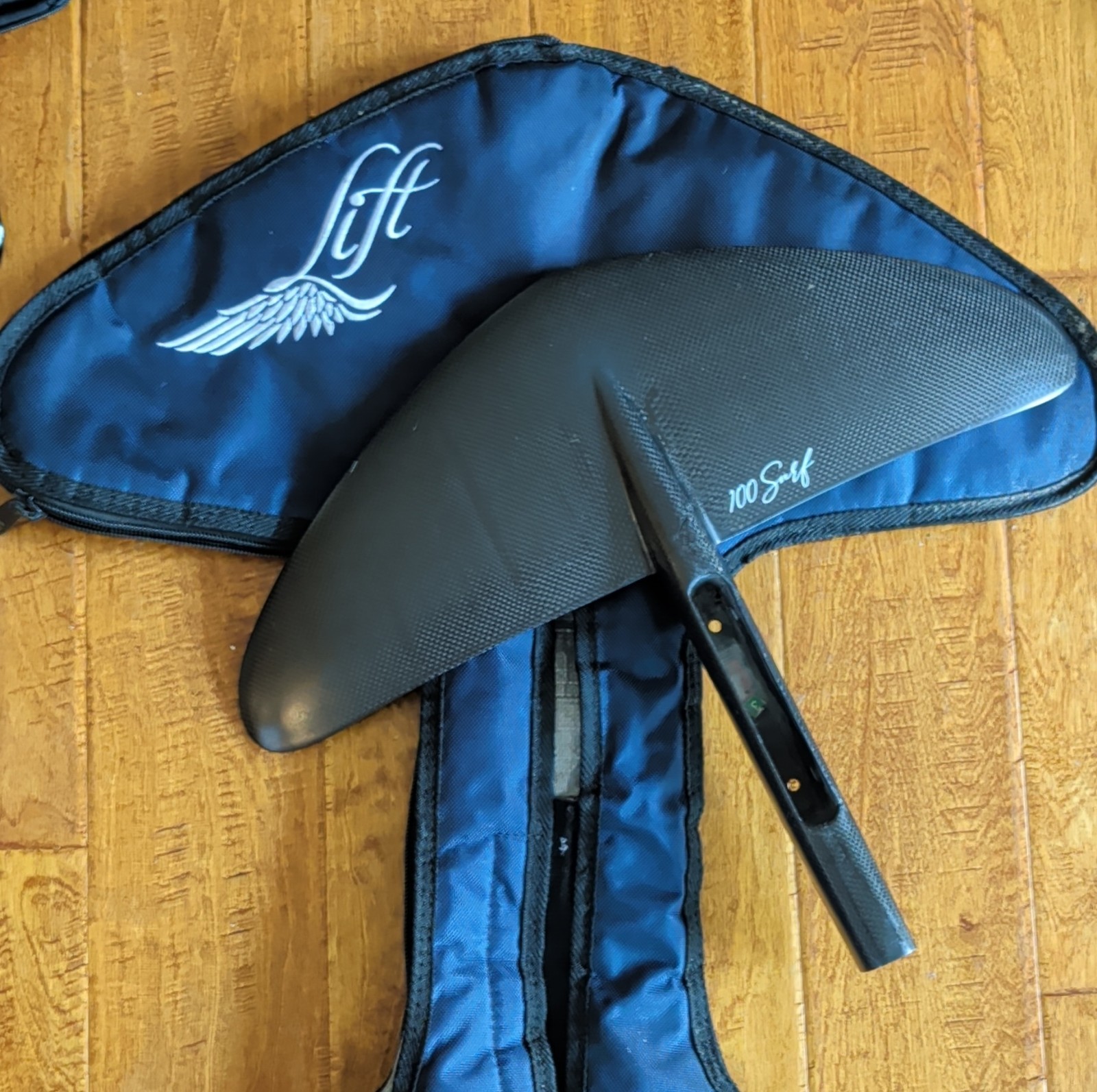 Lift 100 Surf Hydrofoil Wing with Cover for Surf Foil Setup, Model 100 Surf