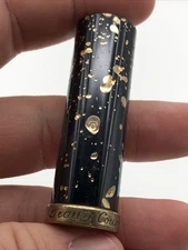 Vintage Beauty Counselors Spun Gold Makeup Vanity Lipstick Tube Case