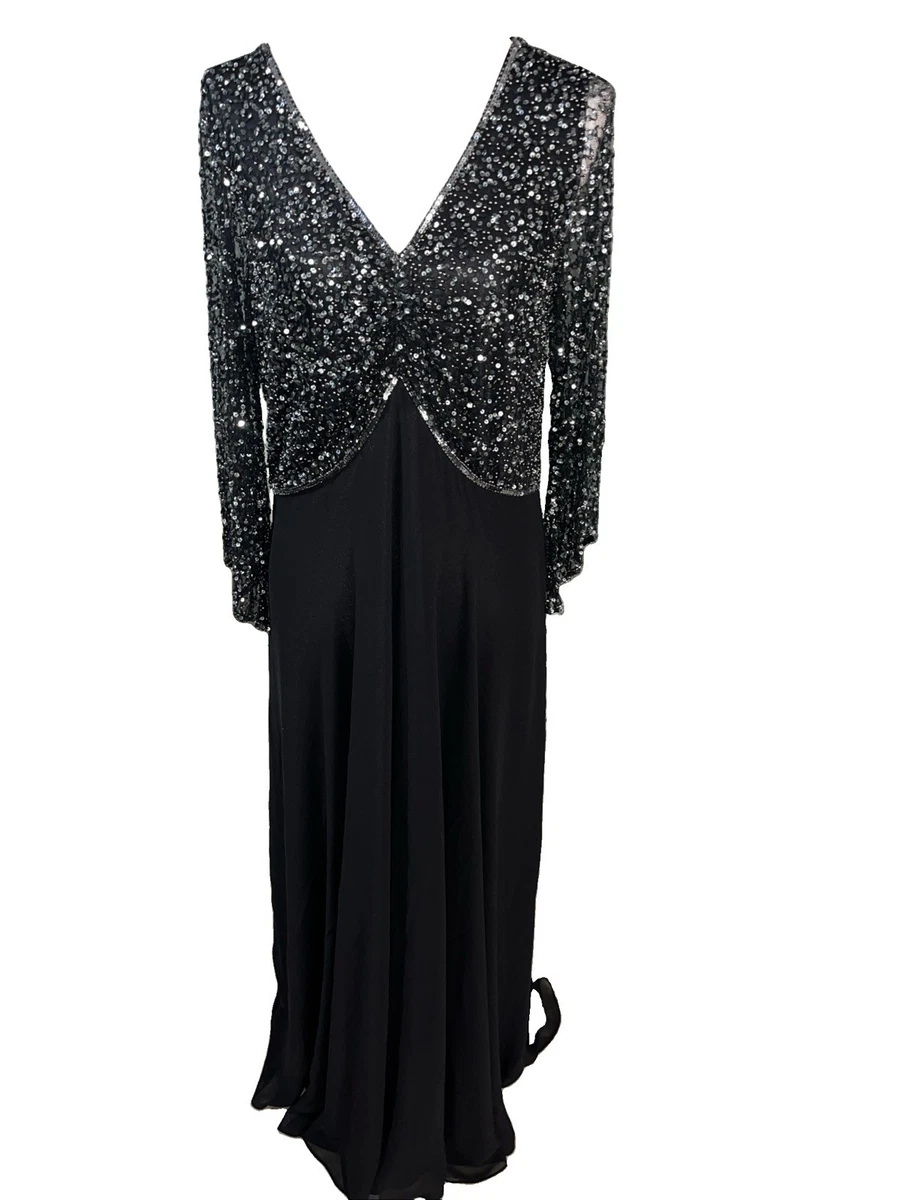 j kara beaded dress Women's Dresses for sale Blue gown