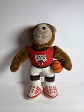 Vintage Chicago Bulls Plush Teddy Bear - Good Stuff - NBA Basketball 1991 14inch