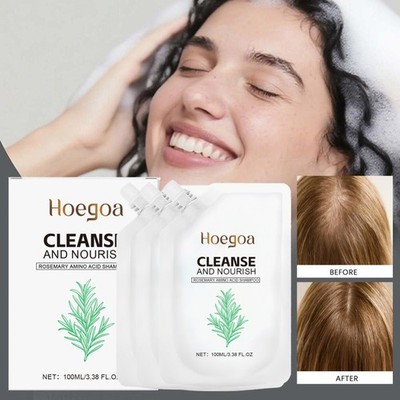 1~10X 100ML Cleanse and Nourish Rosemary Amino Acid Shampoo for Clean and Smooth