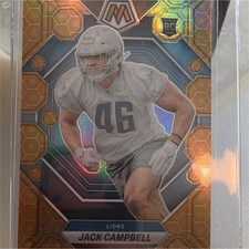 Panini 2023 Mosaic Honeycomb Prizm Jack Campbell Detroit Lions Rookie #323