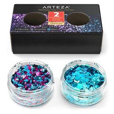 Arteza Holographic Chunky Glitter  Set of 2