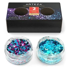 Arteza Holographic Chunky Glitter | Set of 2