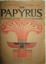 Ivan Turgenev / Papyrus A Magazine of Individuality April 1912