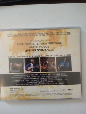 GARTH BROOKS All Access The Limited Series DVD CD Music