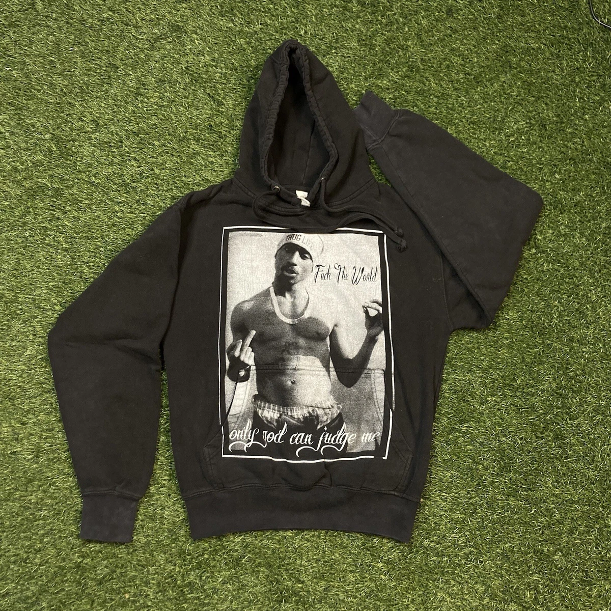 Vintage 2pac Sweater Small 00s Y2K Only God Can Judge Me Tupac Hoodie | eBay